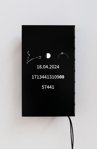 Screen showing for different time systems (celestrial, calender, UNIX time, heartbeat time)